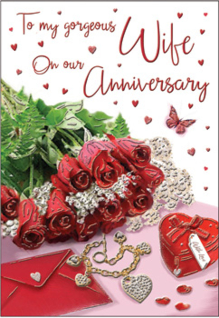 A richly detailed anniversary card design is presented as though set on a polished tabletop in a Maidenhead townhouse, every element thoughtfully placed to evoke enduring affection. At the centre, a lush cluster of traditional red roses commands attention, their blooms fully opened and generously layered, with velvety petals that seem to glow in the soft, diffused daylight. Threads of glossy greenery weave in and around the flowers, adding depth and freshness, reminiscent of arrangements prepared by Flower Delivery Maidenhead for couples along the riverside. To the side of the bouquet, an elegant envelope rests, its pale surface softly shadowed, implying a heartfelt note waiting to be discovered. Nearby, a small heart-shaped box, finished in a rich, crimson sheen, shares space with a delicate piece of jewellery-perhaps earrings or a fine bracelet-both suggesting cherished gifts exchanged over many anniversaries. Scattered across the composition are tiny heart shapes and sparkling accents, arranged with a light, almost playful touch that lifts the romantic mood. A single butterfly motif appears to hover just above the roses, lending a feeling of life and gentle movement, as if it has drifted in from a garden near Braywick Park. The textures invite the senses: the imagined fragrance of the roses, the cool feel of metal and polished keepsakes, the crisp snap of quality card stock. Altogether, this anniversary card imagery feels intimate and timeless, a visual expression of love that has grown steadier and more radiant with each year spent together in Maidenhead's familiar streets and quiet corners.